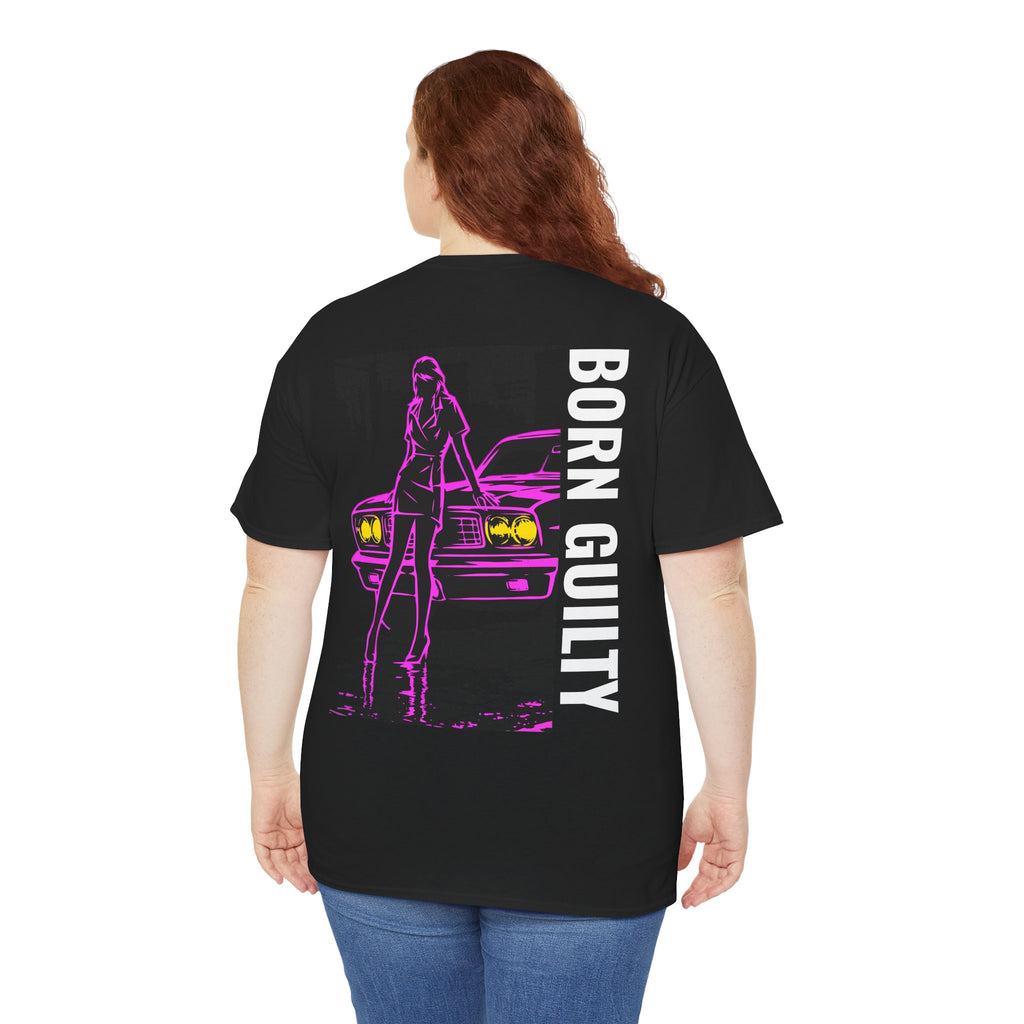 Born Guilty — Neon Fugitive Graphic Tee — Drop #08