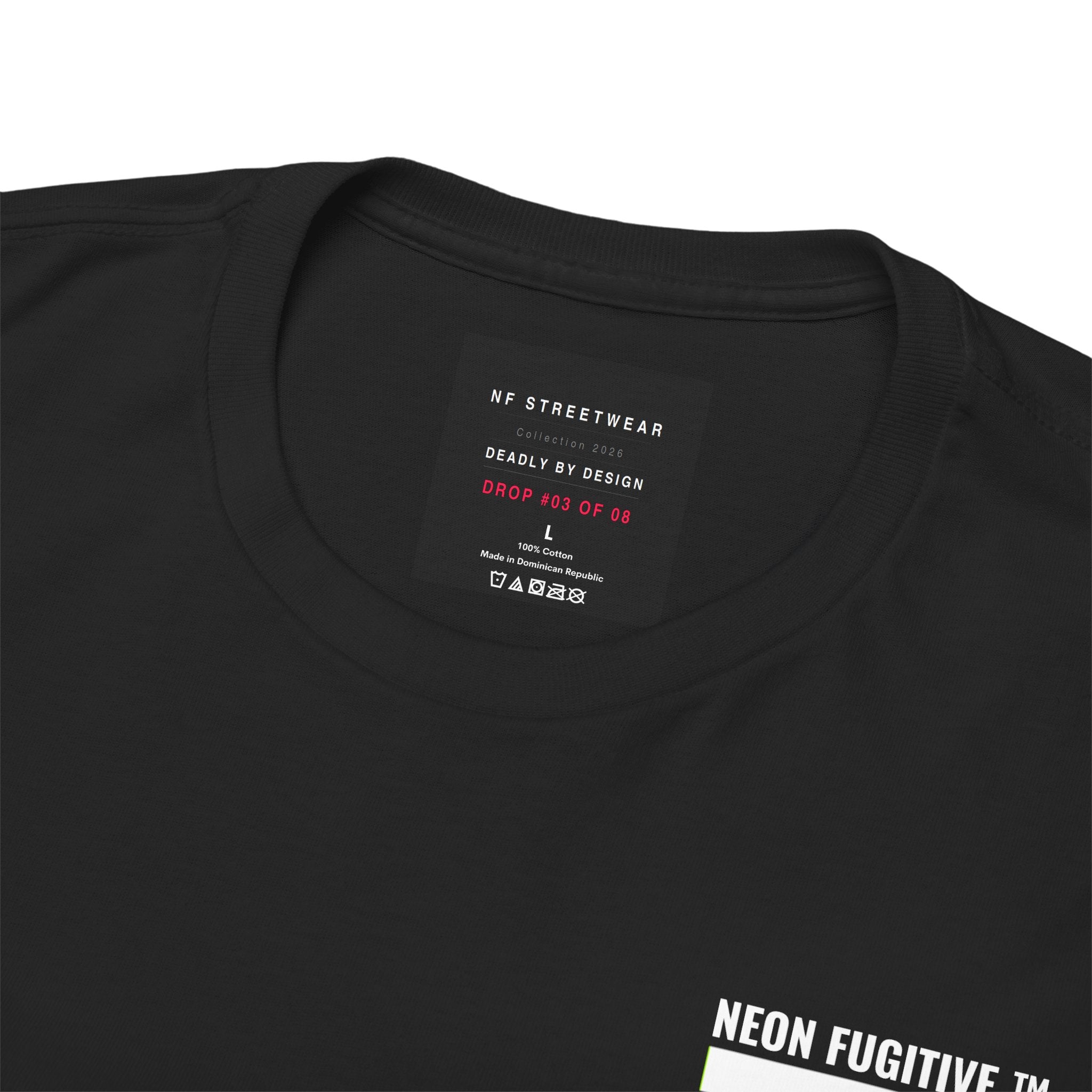 Femme Fatale — Neon Fugitive Graphic Tee — Drop #03