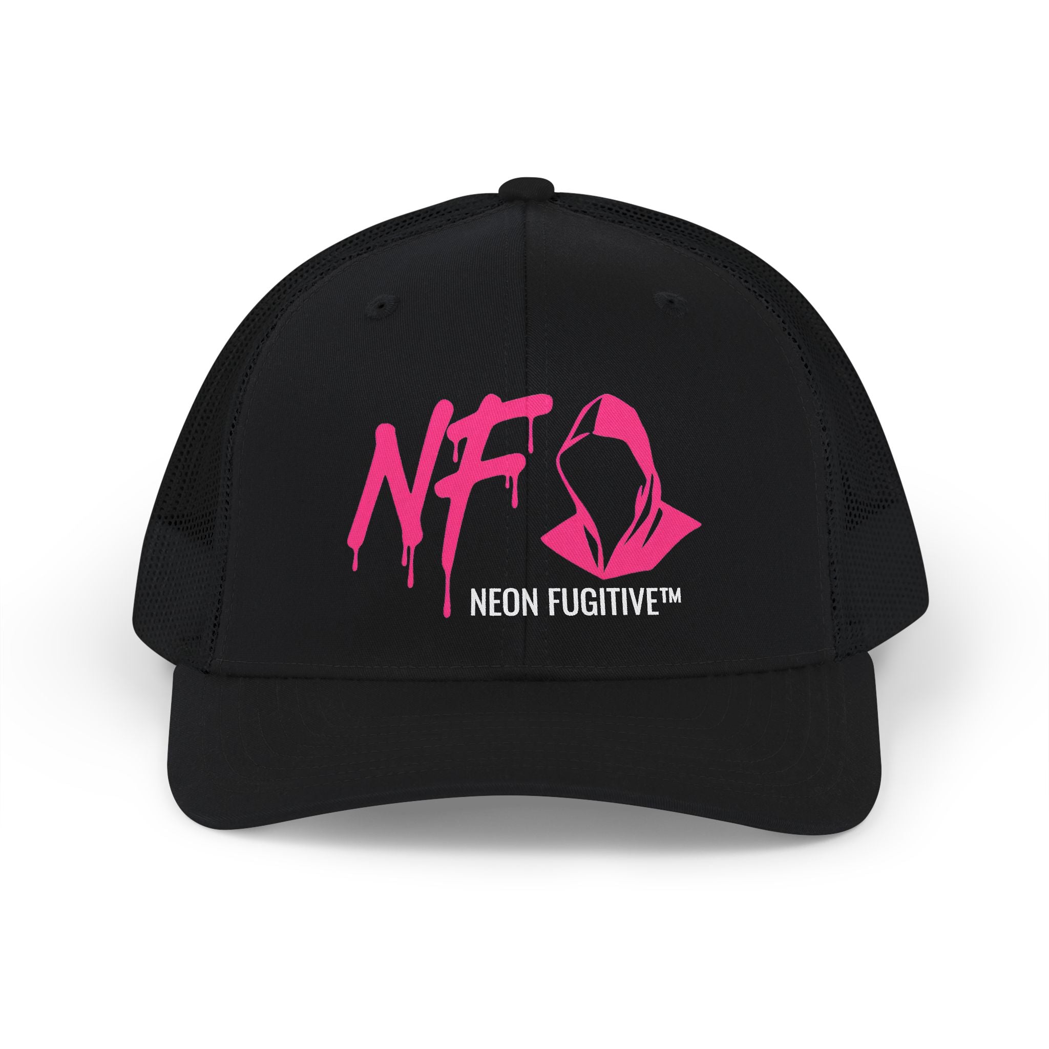 Neon Fugitive Trucker Cap - Pink NF Logo Snapback