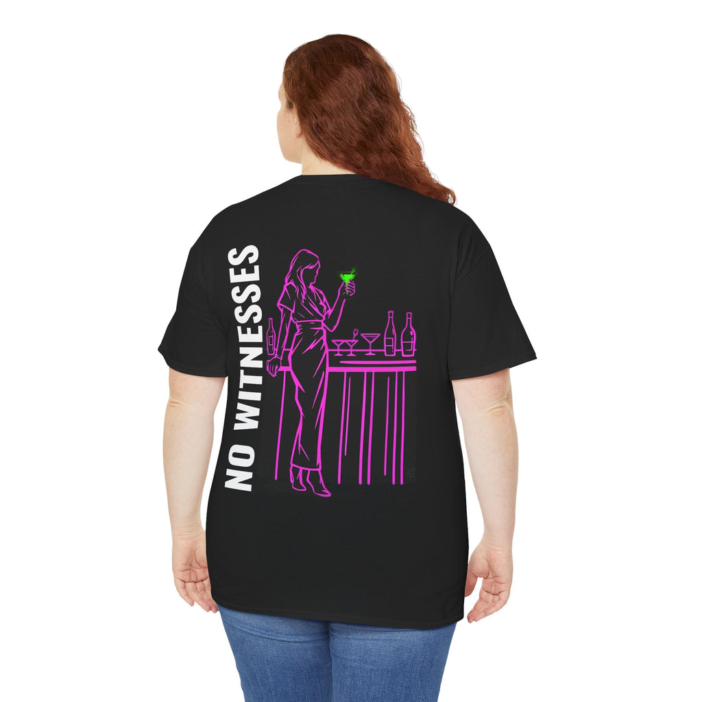 No Witnesses — Neon Fugitive Graphic Tee — Drop #06
