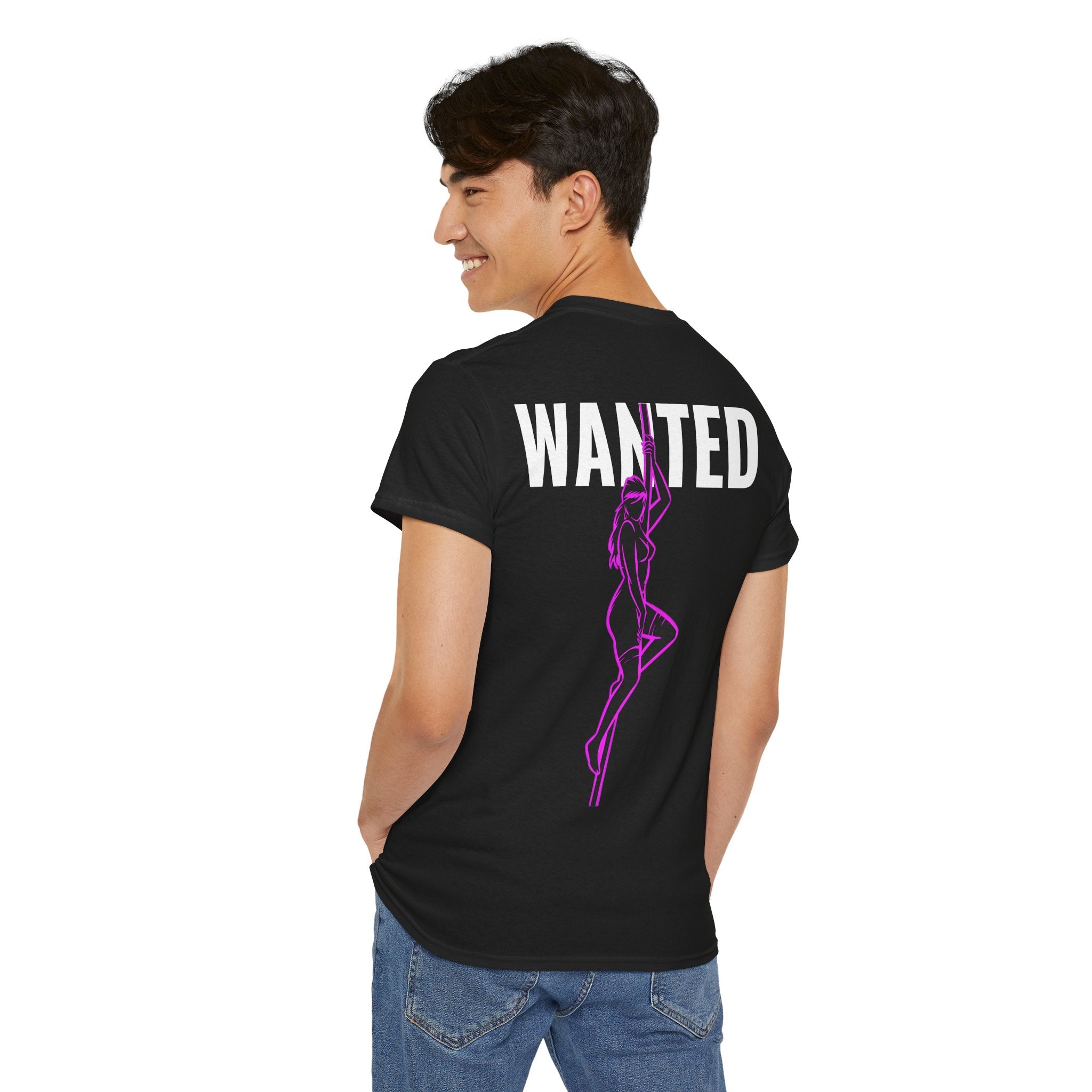 Wanted — Neon Fugitive Graphic Tee — Drop #07