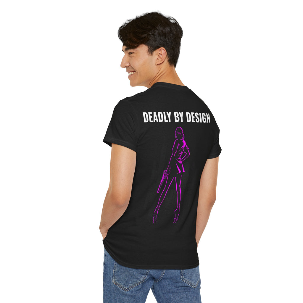 Deadly By Design — Neon Fugitive Graphic Tee — Drop #01