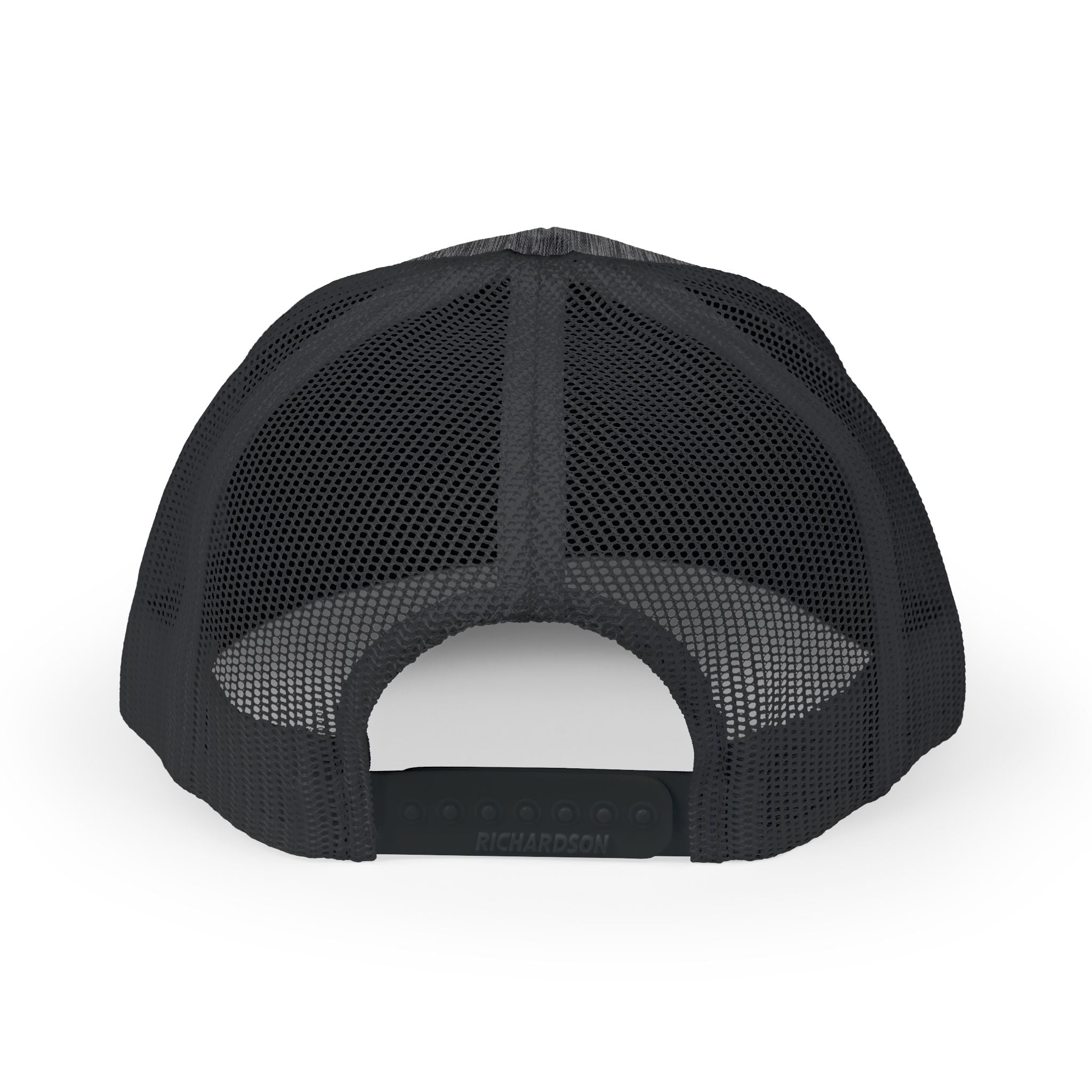 Most Wanted Trucker Hat — Hooded Figure Snapback Cap