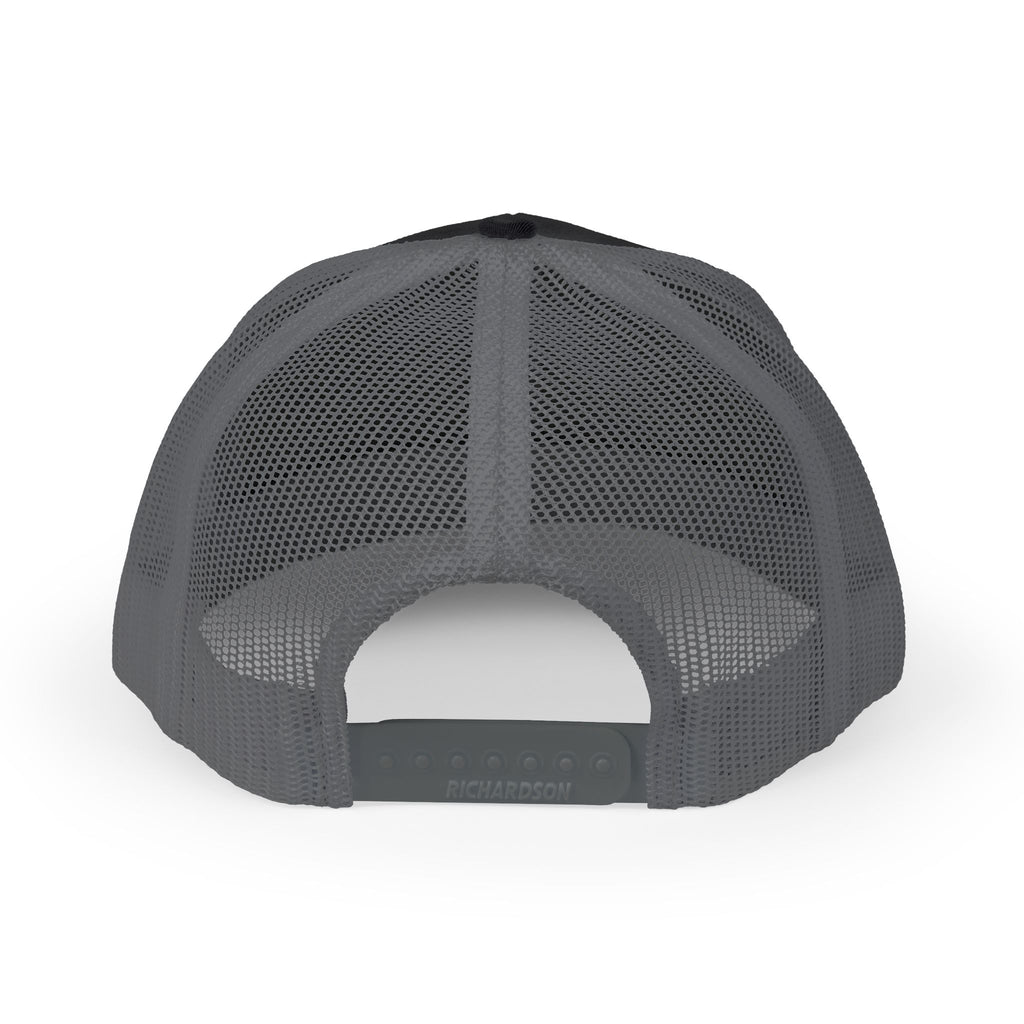 Most Wanted Trucker Hat — Hooded Figure Snapback Cap