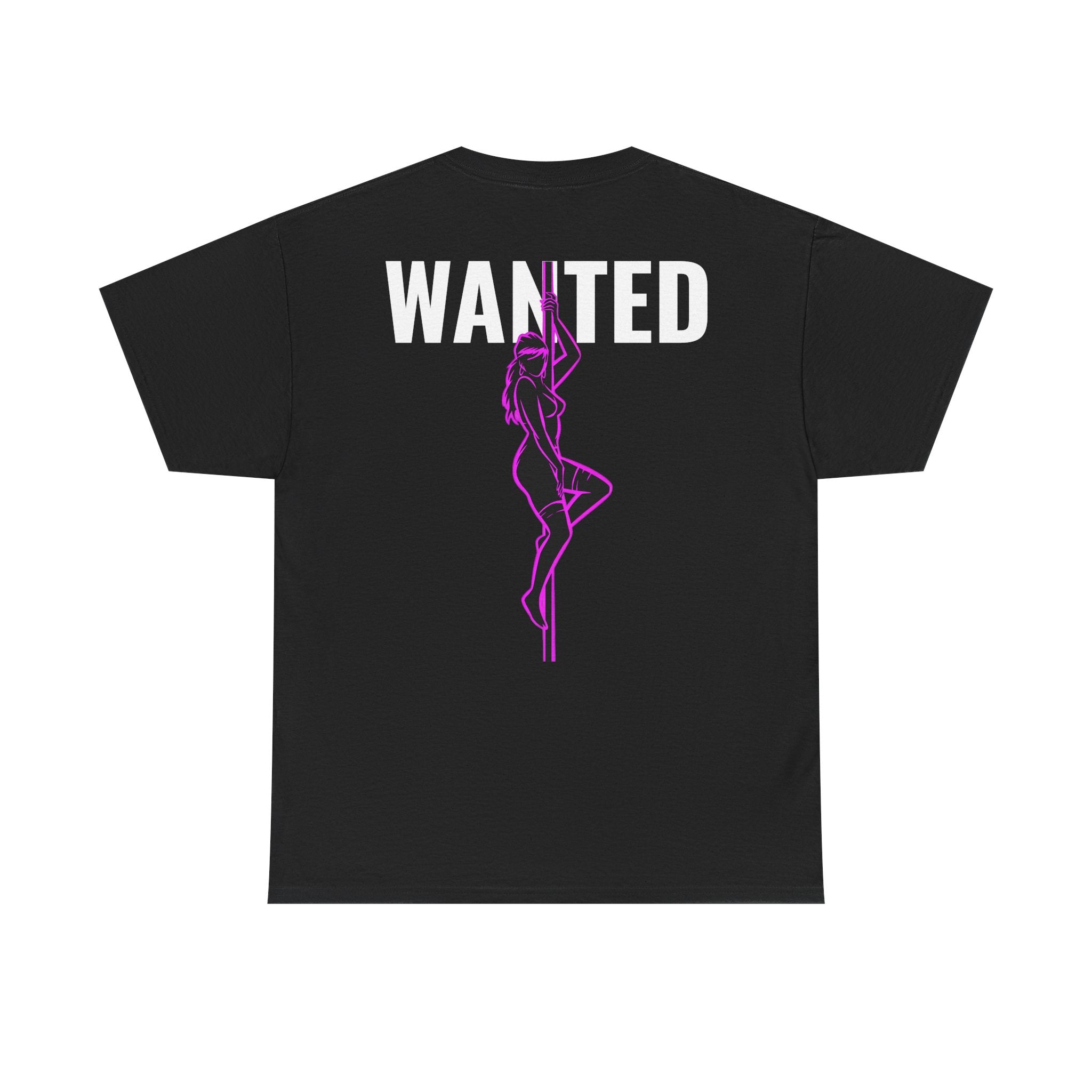 Wanted — Neon Fugitive Graphic Tee — Drop #07