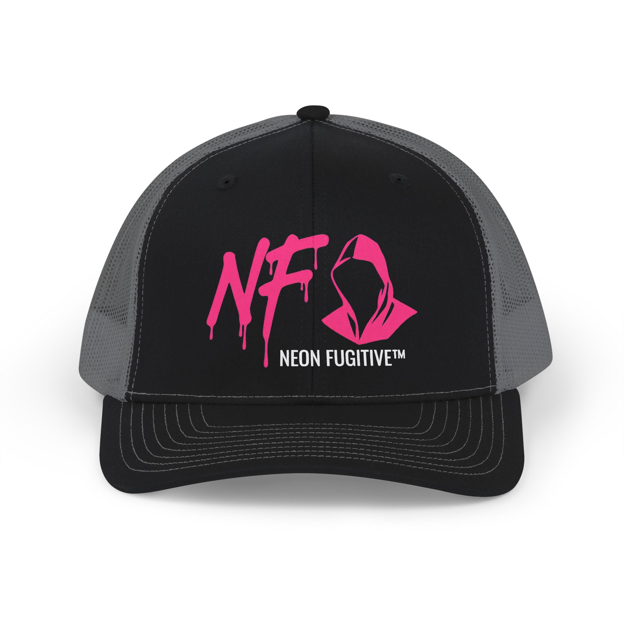 Neon Fugitive Trucker Cap - Pink NF Logo Snapback