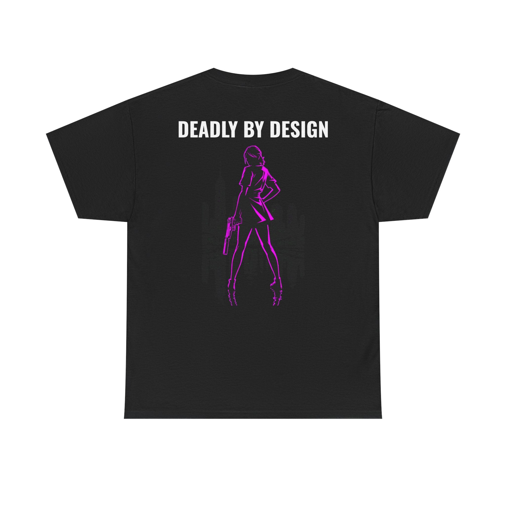 Deadly By Design — Neon Fugitive Graphic Tee — Drop #01
