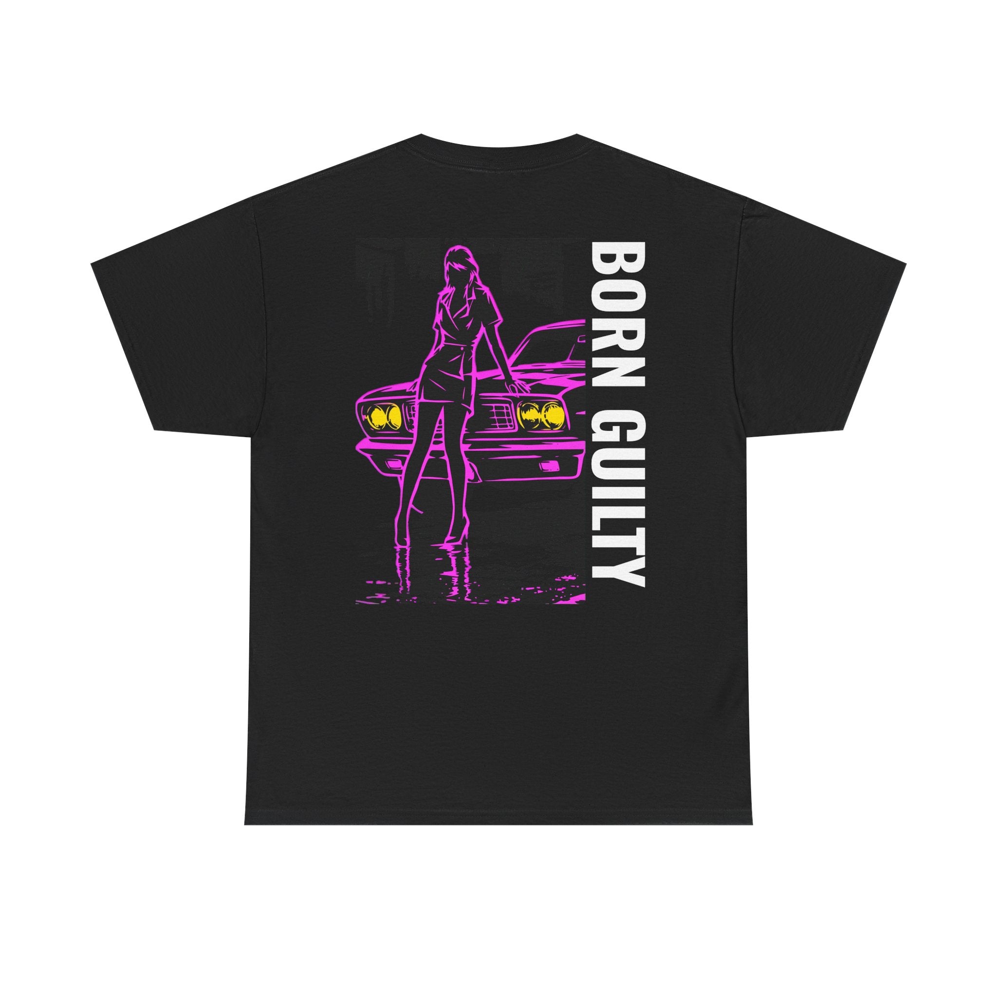Born Guilty — Neon Fugitive Graphic Tee — Drop #08