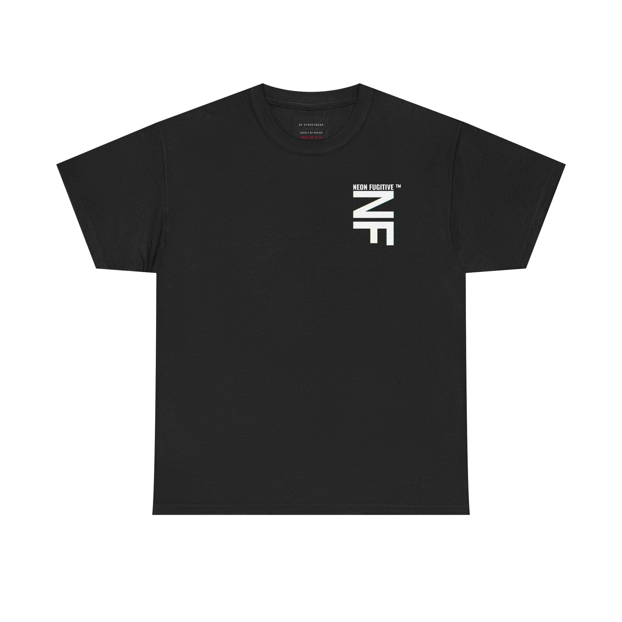Born Guilty — Neon Fugitive Graphic Tee — Drop #08